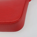 LOUIS VUITTON Epi Pochette Accessoires Pouch Carmine M40776 LV Auth 197580V-14