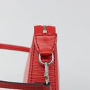 LOUIS VUITTON Epi Pochette Accessoires Pouch Carmine M40776 LV Auth 197580V-18