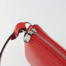 LOUIS VUITTON Epi Pochette Accessoires Pouch Carmine M40776 LV Auth 197580V-19