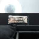 CHANEL Mini Matelasse 12 Success Story Chain Bag Leather Black CC Auth 197581SV-108