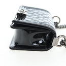 CHANEL Mini Matelasse 12 Success Story Chain Bag Leather Black CC Auth 197581SV-28