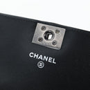 CHANEL Mini Matelasse 12 Success Story Chain Bag Leather Black CC Auth 197581SV-40