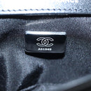 CHANEL Mini Matelasse 12 Success Story Chain Bag Leather Black CC Auth 197581SV-44