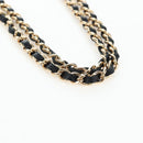 CHANEL Mini Matelasse 12 Success Story Chain Bag Leather Black CC Auth 197581SV-74