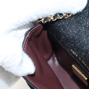 CHANEL Mini Matelasse 12 Success Story Chain Bag Leather Black CC Auth 197581SV-87