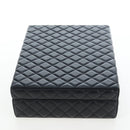 CHANEL Mini Matelasse 12 Success Story Chain Bag Leather Black CC Auth 197581SV-94