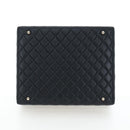CHANEL Mini Matelasse 12 Success Story Chain Bag Leather Black CC Auth 197581SV-95