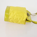Salvatore Ferragamo Bag Leather Nylon 3 Set Black Yellow white Auth 197582-4