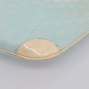 GUCCI GG Canvas Hand Bag Baby Blue Gold 001 4153 Auth 197600-12