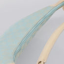 GUCCI GG Canvas Hand Bag Baby Blue Gold 001 4153 Auth 197600-6