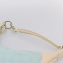 GUCCI GG Canvas Hand Bag Baby Blue Gold 001 4153 Auth 197600-8