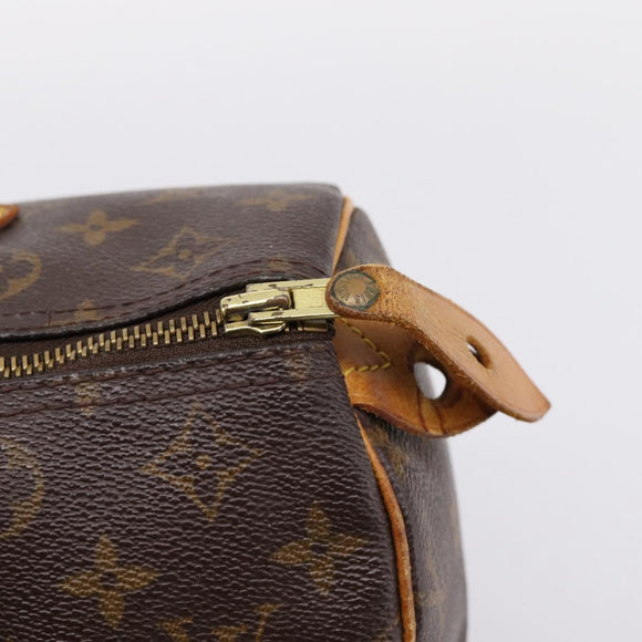 LOUIS VUITTON Monogram Speedy 30 Hand Bag M41526 LV Auth 197604