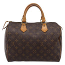 LOUIS VUITTON Monogram Speedy 30 Hand Bag M41526 LV Auth 197604-2