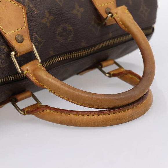 LOUIS VUITTON Monogram Speedy 30 Hand Bag M41526 LV Auth 197604