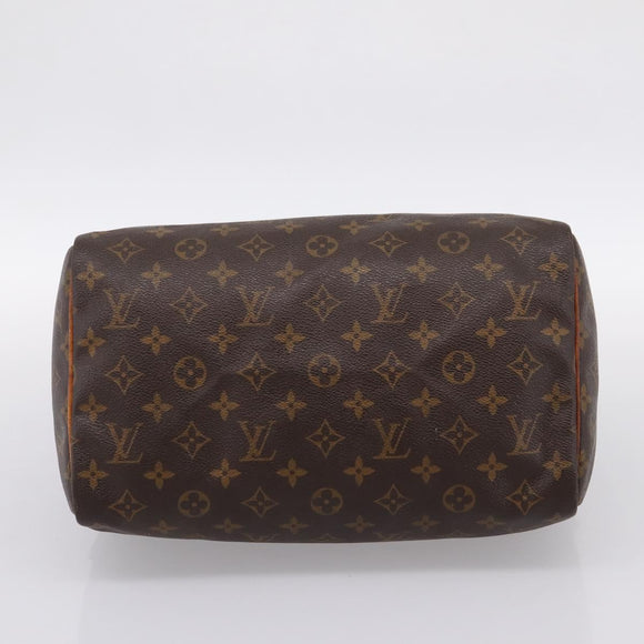 LOUIS VUITTON Monogram Speedy 30 Hand Bag M41526 LV Auth 197604