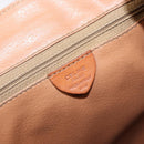 CELINE Macadam Canvas Backpack PVC Leather Brown Gold Auth 197605-21