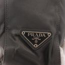 PRADA Tote Bag Nylon Green Silver Auth 197606-18