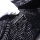 PRADA Tote Bag Nylon Green Silver Auth 197606-20