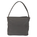 PRADA Tote Bag Nylon Green Silver Auth 197606-3