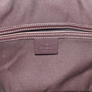 GUCCI GG Supreme Business Bag PVC Beige Gold 201480 Auth 197609-17