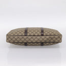 GUCCI GG Supreme Business Bag PVC Beige Gold 201480 Auth 197609-9