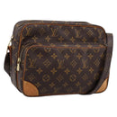 LOUIS VUITTON Monogram Nile Shoulder Bag M45244 LV Auth 197612A-1