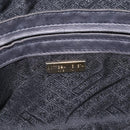 BOTTEGA VENETA INTRECCIATO Hand Bag Leather Black Gold Auth 197615-15