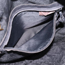 BOTTEGA VENETA INTRECCIATO Hand Bag Leather Black Gold Auth 197615-21