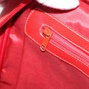 LOEWE Business Bag Leather Red Gold Auth 197616-19