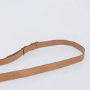 CELINE Macadam Shoulder Bag PVC Leather Brown Gold Auth 197617A-8