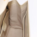 GUCCI Hand Bag Leather 2way Beige Gold Auth 197623-25