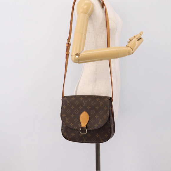 LOUIS VUITTON Monogram Saint Cloud GM Shoulder Bag M51242 LV Auth 197625V