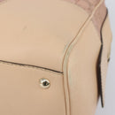 GUCCI GG Canvas Lovely Boston Bag Pink Gold Auth 197628-10