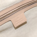 GUCCI GG Canvas Lovely Boston Bag Pink Gold Auth 197628-17
