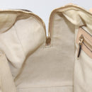 GUCCI GG Canvas Lovely Boston Bag Pink Gold Auth 197628-20