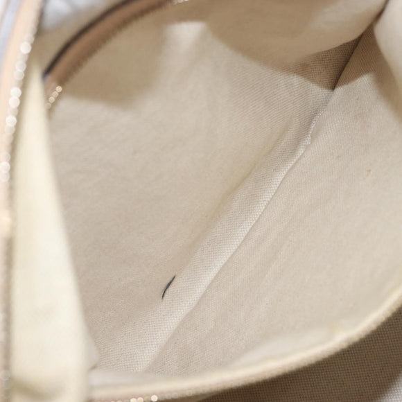 GUCCI GG Canvas Lovely Boston Bag Pink Gold Auth 197628