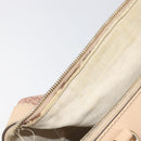GUCCI GG Canvas Lovely Boston Bag Pink Gold Auth 197628-23