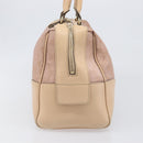 GUCCI GG Canvas Lovely Boston Bag Pink Gold Auth 197628-5