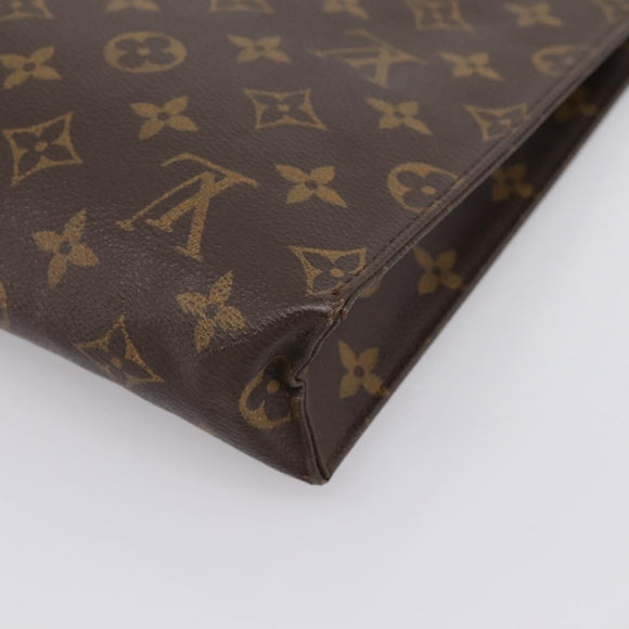 LOUIS VUITTON Monogram Poche Toilette 26 Pouch M47542 LV Auth 197629