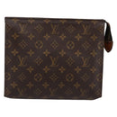 LOUIS VUITTON Monogram Poche Toilette 26 Pouch M47542 LV Auth 197629-13