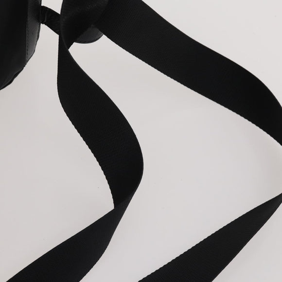 PRADA Backpack Nylon Black Silver Auth 197634