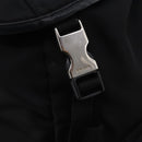 PRADA Backpack Nylon Black Silver Auth 197634-22