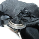 PRADA Backpack Nylon Black Silver Auth 197634-9