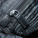 PRADA Backpack Nylon Black Silver Auth 197634-27