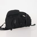 PRADA Backpack Nylon Black Silver Auth 197634-3