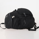 PRADA Backpack Nylon Black Silver Auth 197634-4