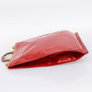 LOUIS VUITTON Monogram Vernis Stanton Hand Bag Red M91078 LV Auth 197637-3
