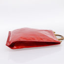 LOUIS VUITTON Monogram Vernis Stanton Hand Bag Red M91078 LV Auth 197637-4