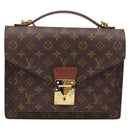 LOUIS VUITTON Monogram Monceau28 Hand Bag M51185 LV Auth 197638V-13