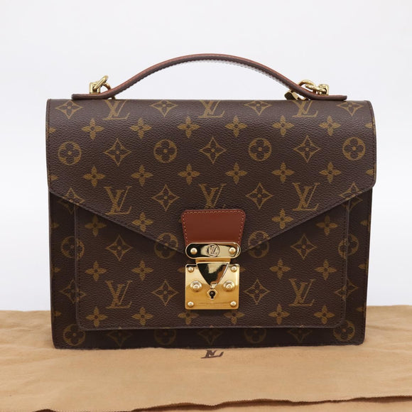 LOUIS VUITTON Monogram Monceau28 Hand Bag M51185 LV Auth 197638V